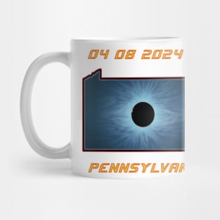 Pennsylvania 2024 Total Solar Eclipse Mug